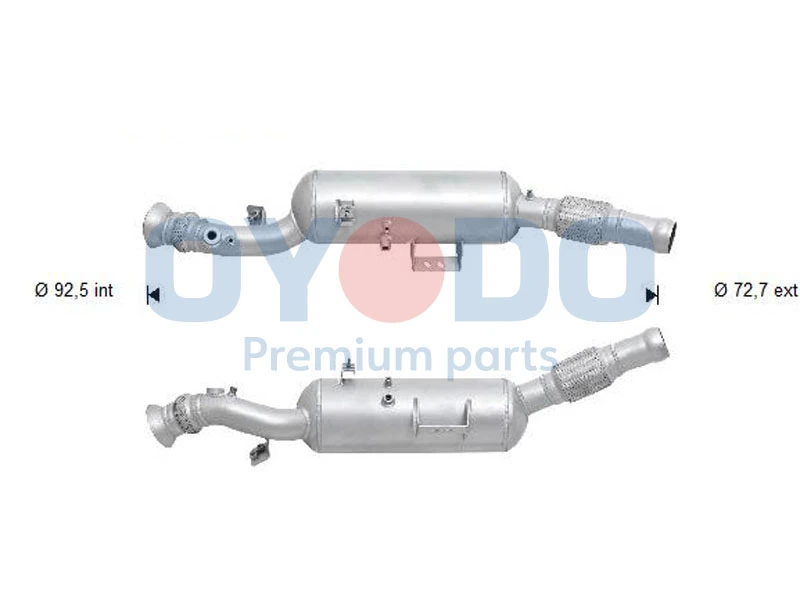 Soot/Particulate Filter, exhaust system 20N0137-OYO