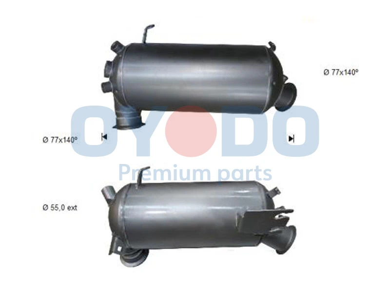 Soot/Particulate Filter, exhaust system 20N0047-OYO