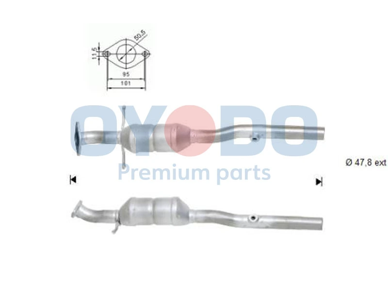 Catalytic Converter 10N0020-OYO
