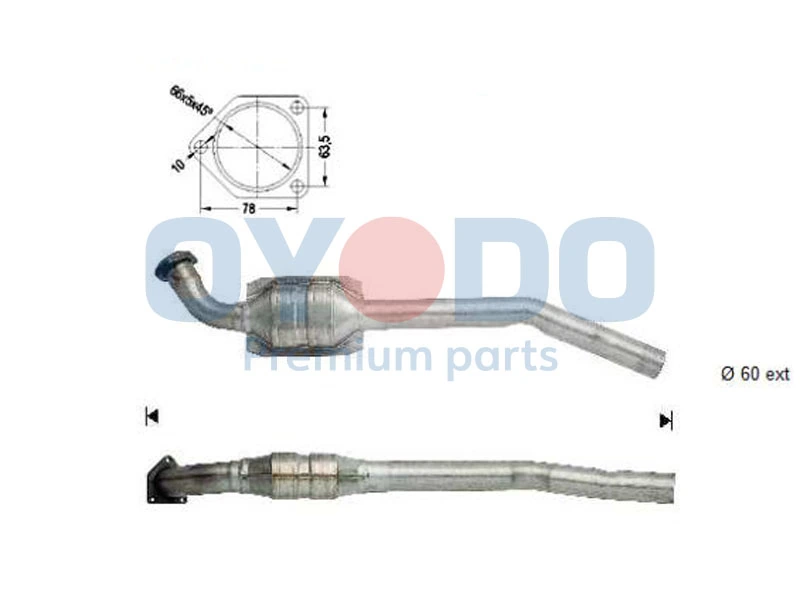 Catalytic Converter 20N0026-OYO
