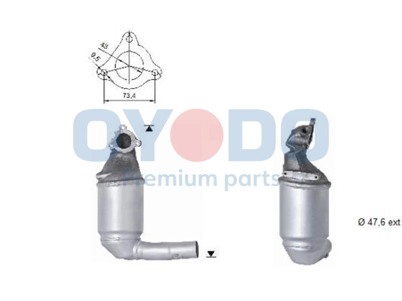 Catalytic Converter 20N0071-OYO