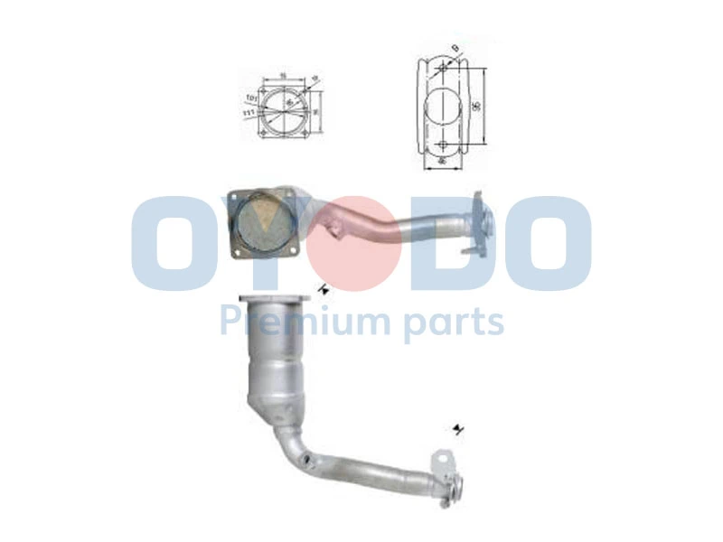 Catalytic Converter 10N0036-OYO