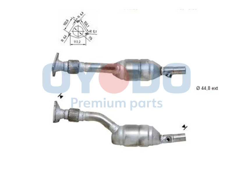 Catalytic Converter 10N0132-OYO