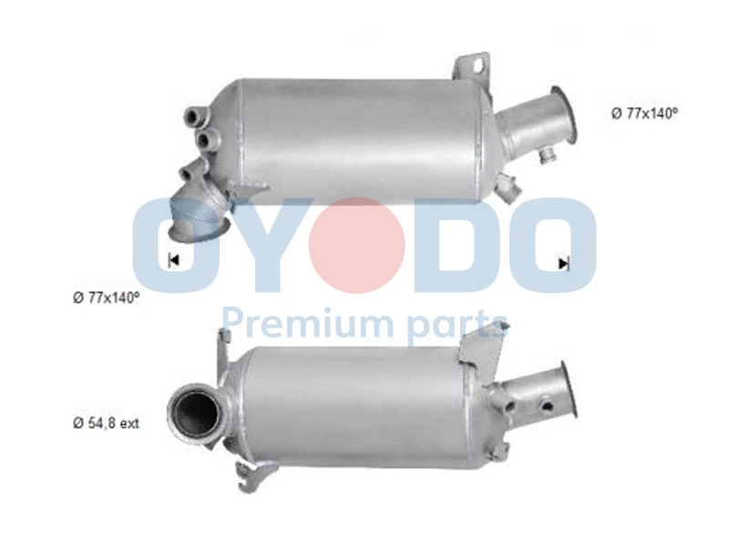 Soot/Particulate Filter, exhaust system 20N0037-OYO