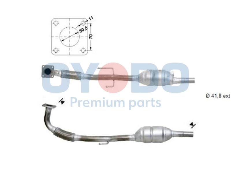 Catalytic Converter 10N0029-OYO