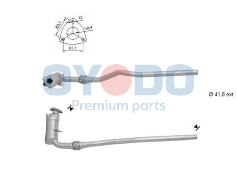 Catalytic Converter 10N0087-OYO