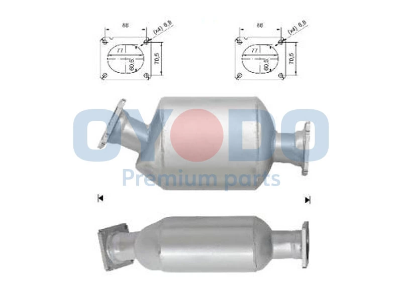 Soot/Particulate Filter, exhaust system 20N0030-OYO