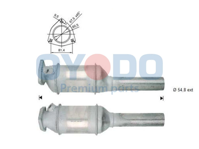 Catalytic Converter 10N0064-OYO