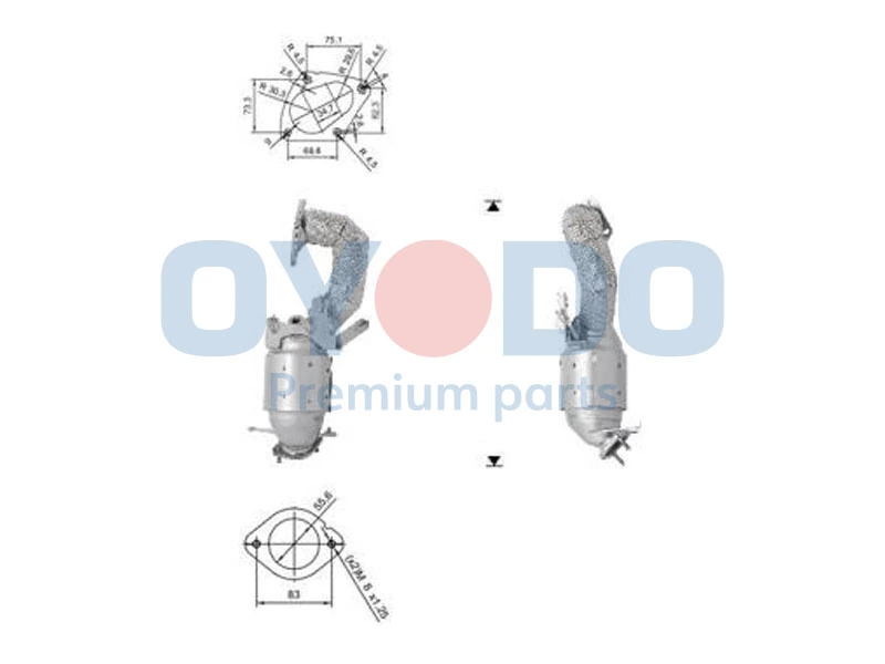 Catalytic Converter 10N0127-OYO