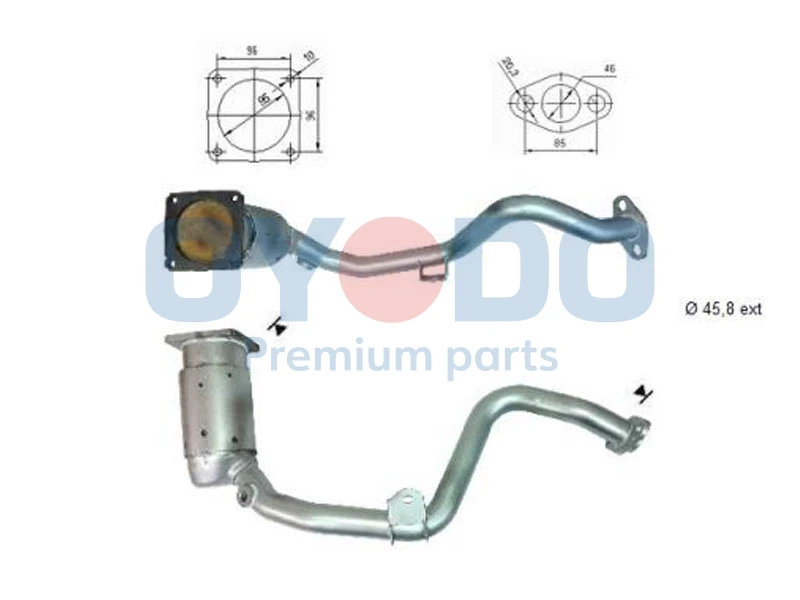 Catalytic Converter 10N0038-OYO