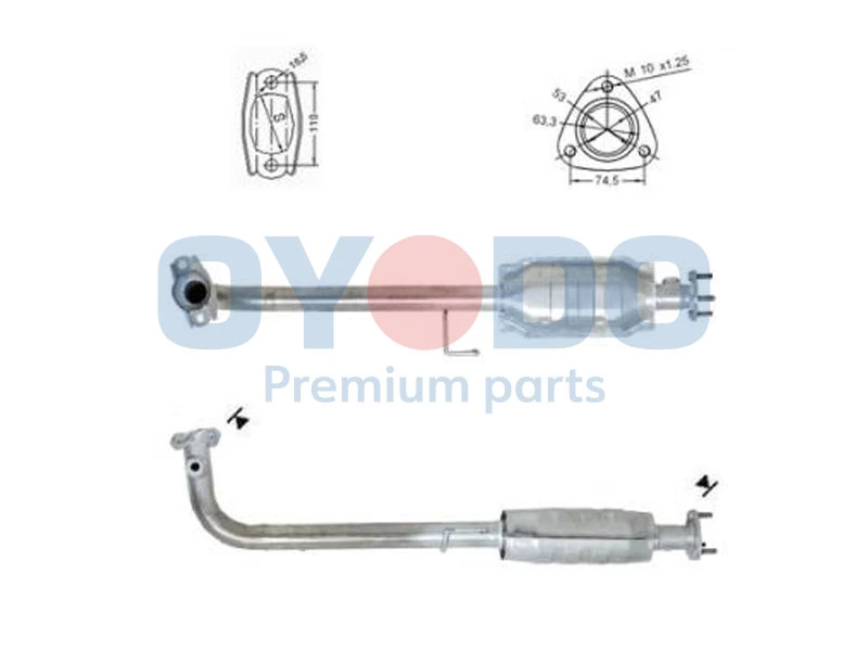 Catalytic Converter 10N0048-OYO
