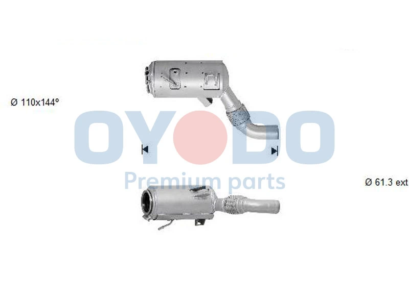 Soot/Particulate Filter, exhaust system 20N0013-OYO