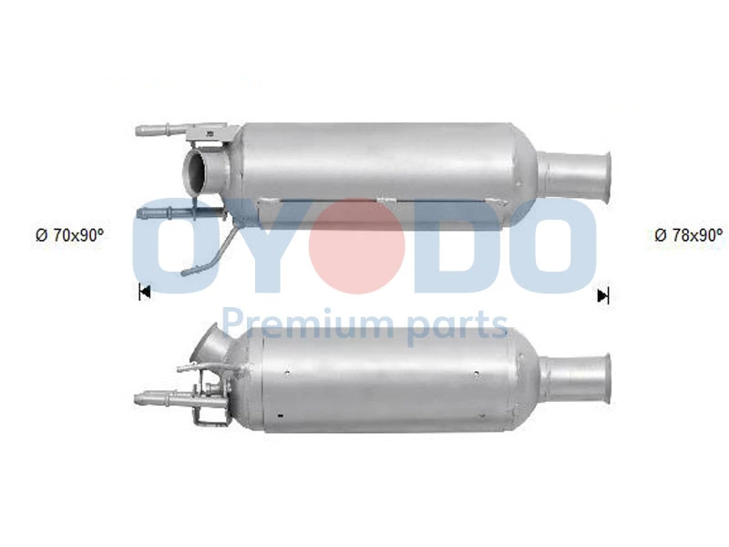 Soot/Particulate Filter, exhaust system 20N0059-OYO