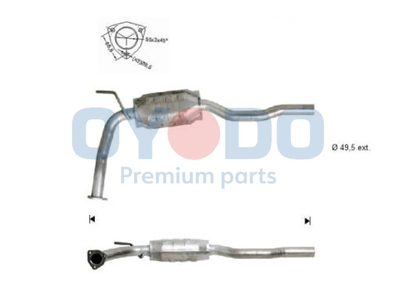 Catalytic Converter 10N0098-OYO