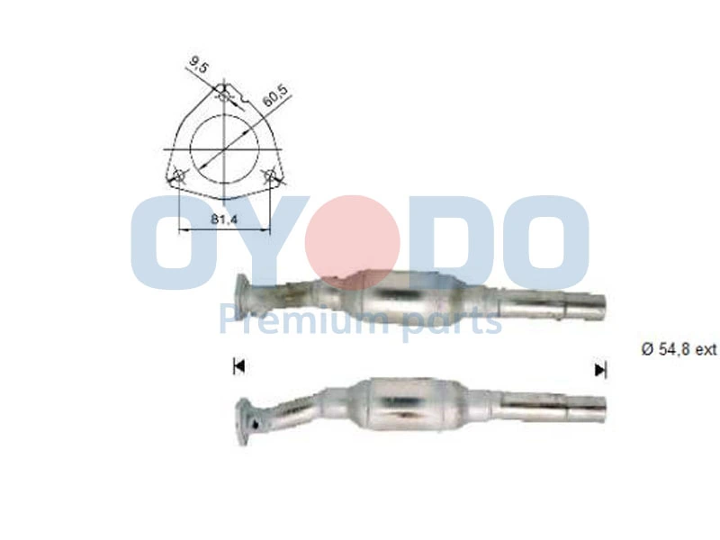 Catalytic Converter 10N0094-OYO
