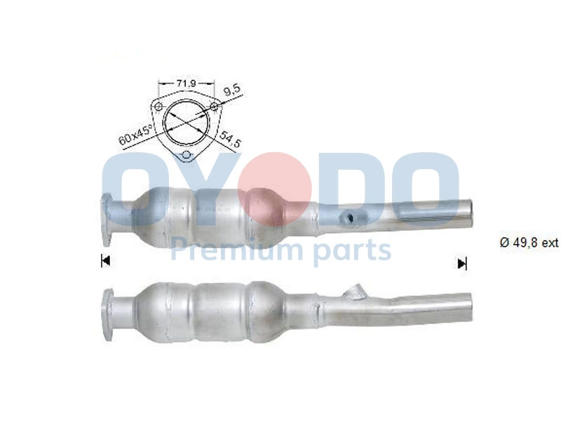 Catalytic Converter 10N0037-OYO