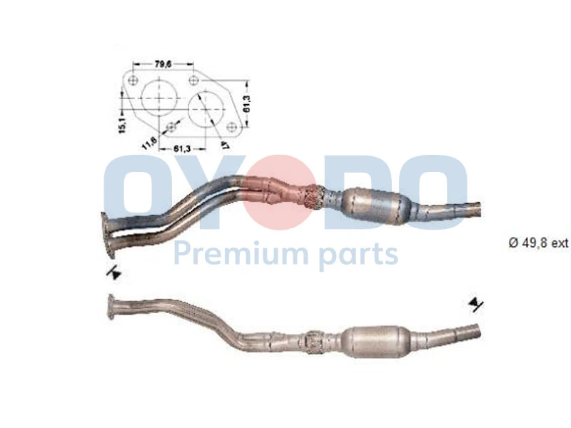 Catalytic Converter 10N0066-OYO