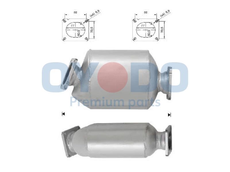 Soot/Particulate Filter, exhaust system 20N0049-OYO