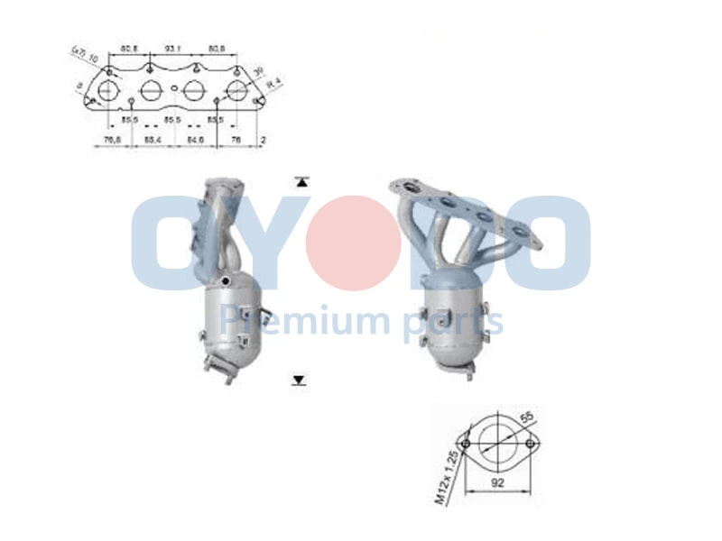 Catalytic Converter 10N0063-OYO