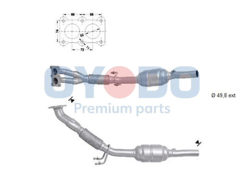 Catalytic Converter 10N0004-OYO