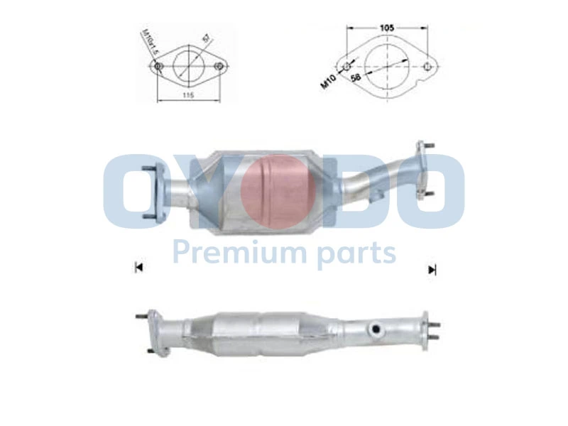 Catalytic Converter 10N0034-OYO
