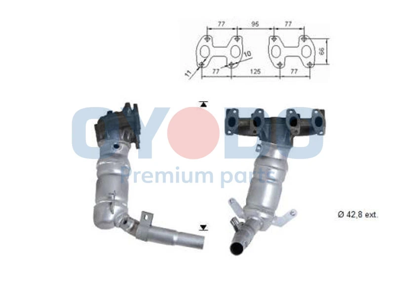 Catalytic Converter 10N0081-OYO