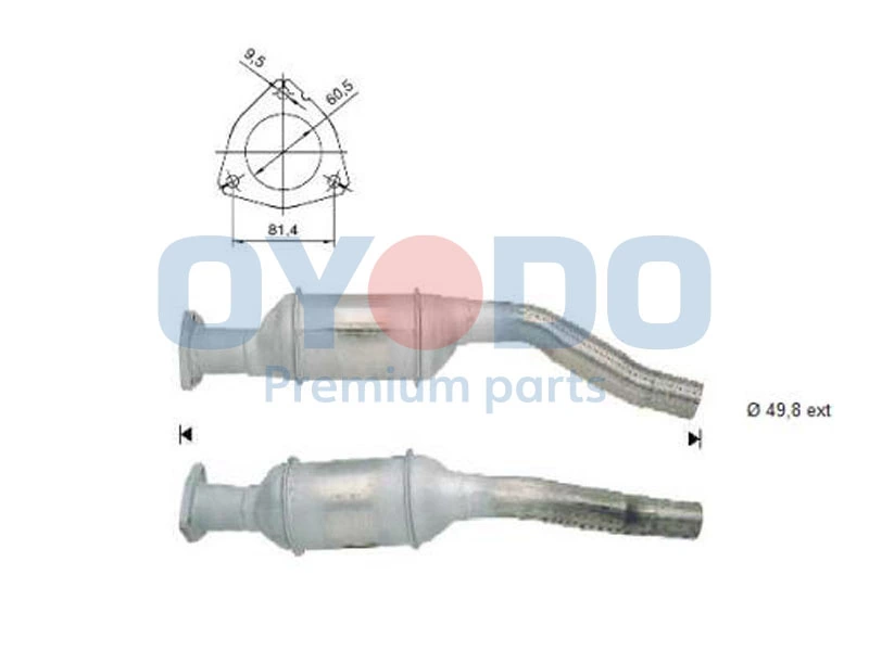 Catalytic Converter 10N0073-OYO