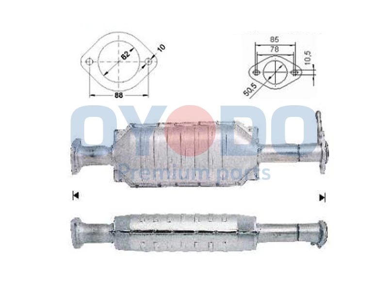Catalytic Converter 10N0096-OYO