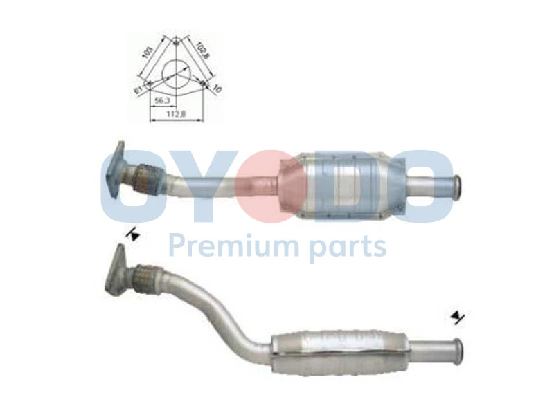 Catalytic Converter 10N0008-OYO