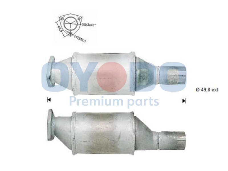 Catalytic Converter 10N0091-OYO