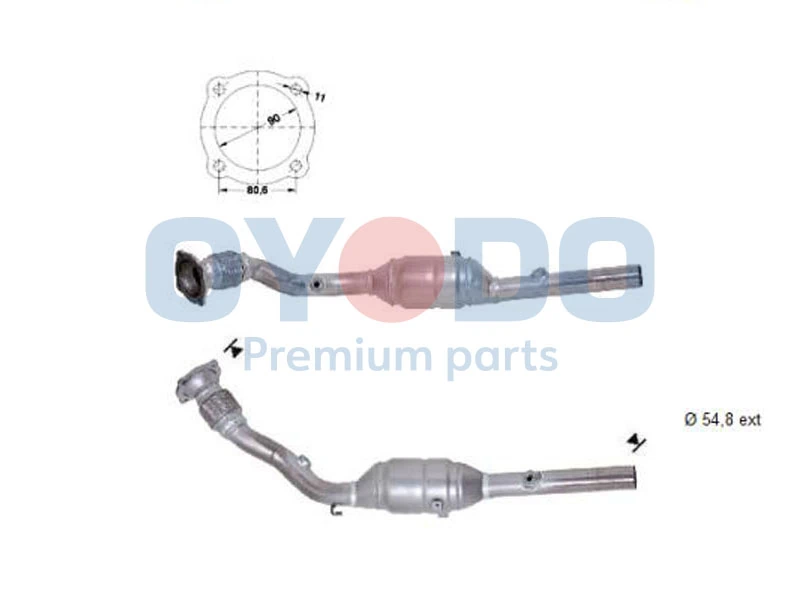 Catalytic Converter 10N0141-OYO