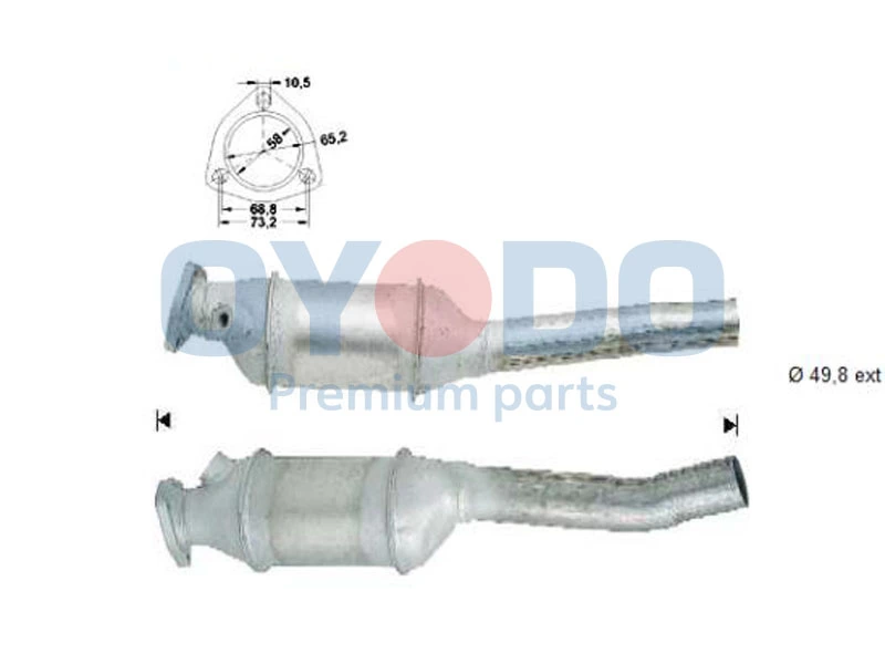 Catalytic Converter 10N0040-OYO