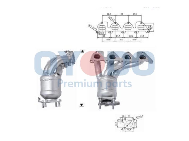 Catalytic Converter 10N0025-OYO