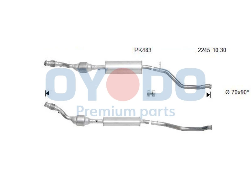 Catalytic Converter 10N0125-OYO