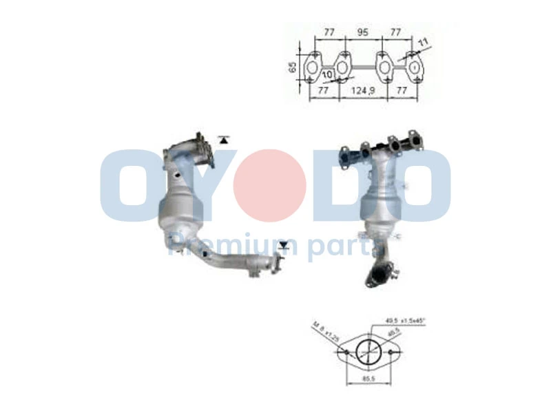 Catalytic Converter 10N0070-OYO