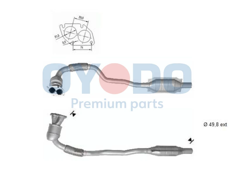 Catalytic Converter 10N0017-OYO