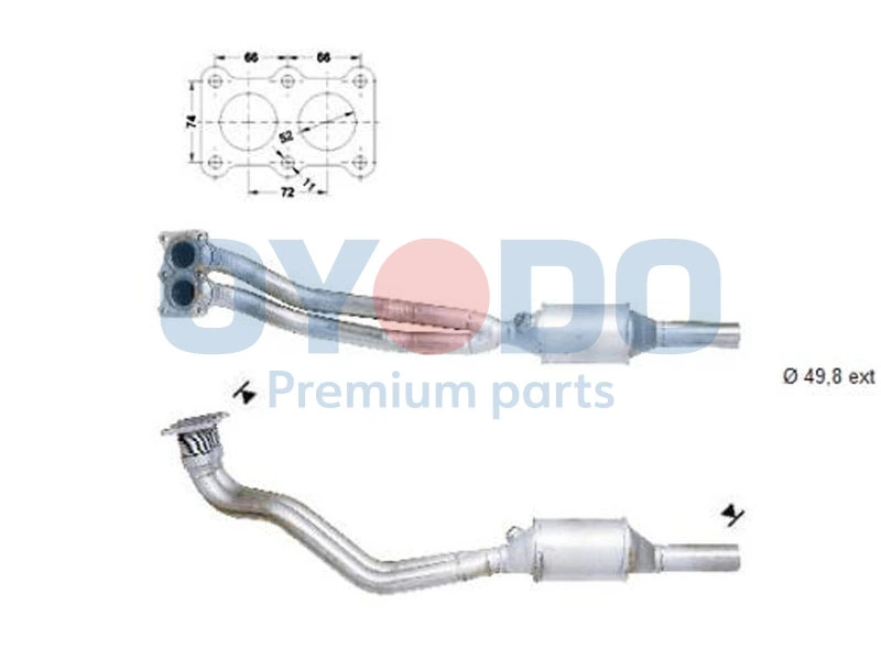 Catalytic Converter 10N0013-OYO