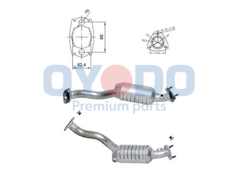 Catalytic Converter 10N0011-OYO