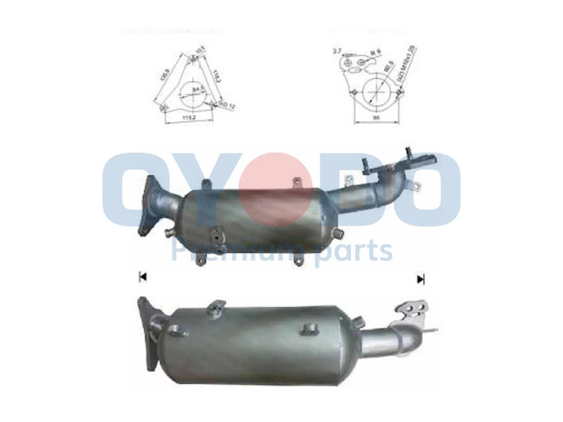Soot/Particulate Filter, exhaust system 20N0149-OYO
