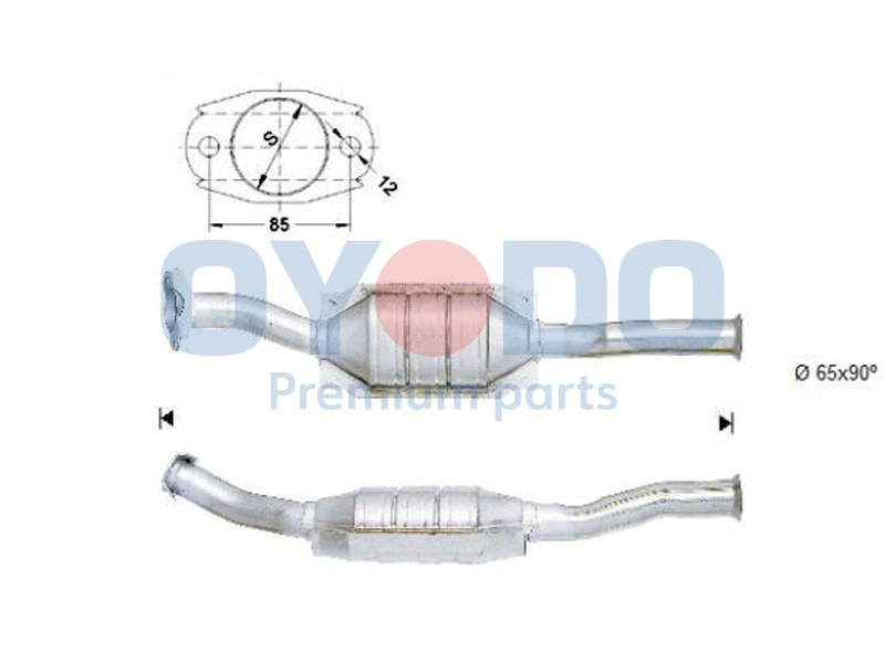Catalytic Converter 10N0093-OYO