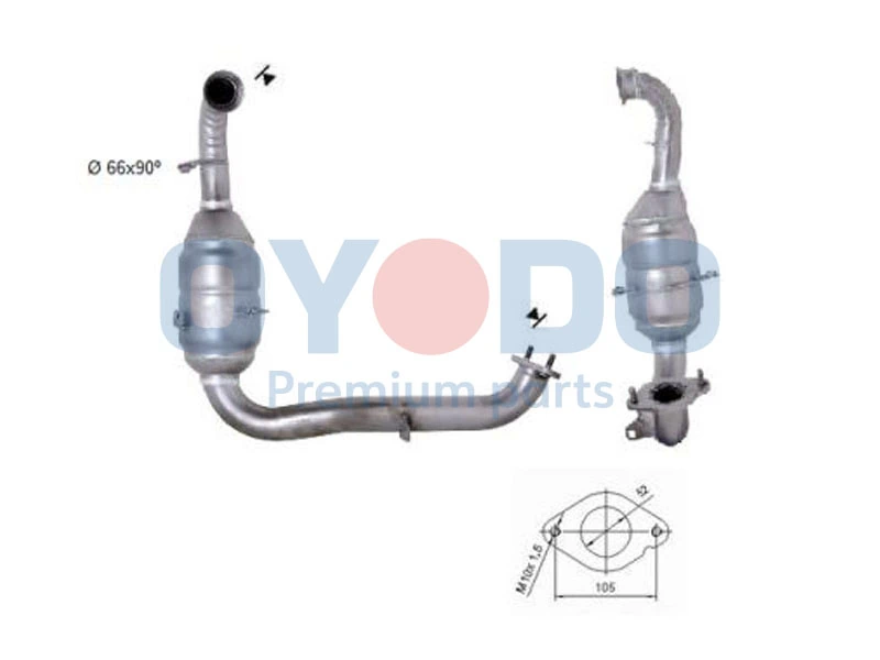 Catalytic Converter 20N0055-OYO