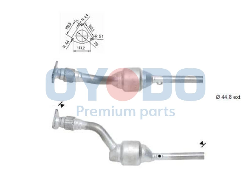 Catalytic Converter 10N0099-OYO