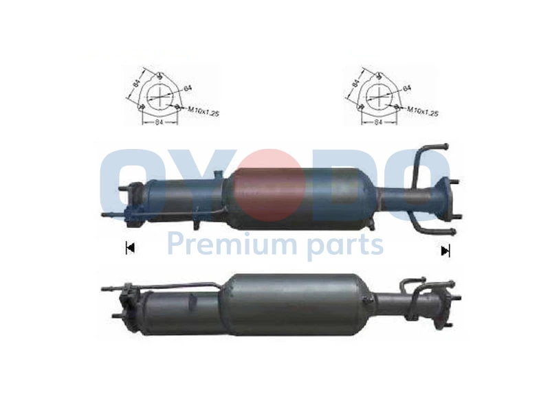 Soot/Particulate Filter, exhaust system 20N0066-OYO