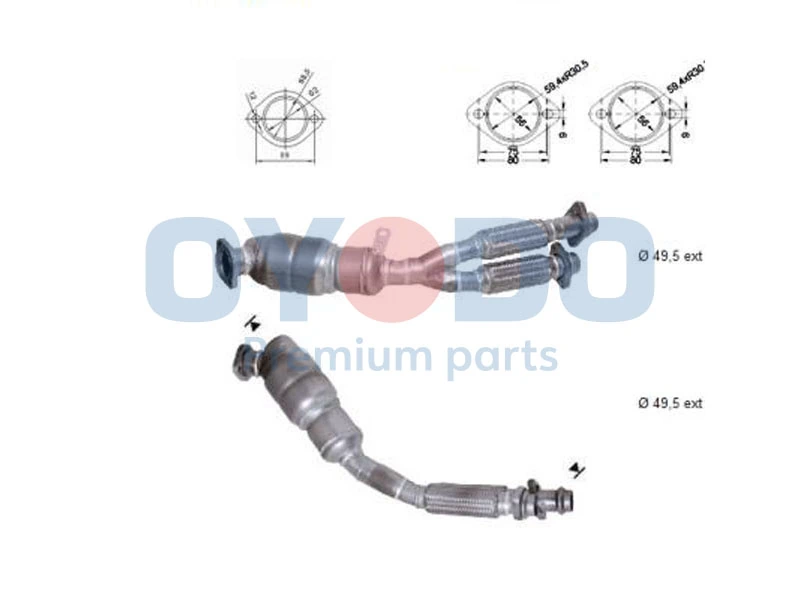 Catalytic Converter 20N0114-OYO