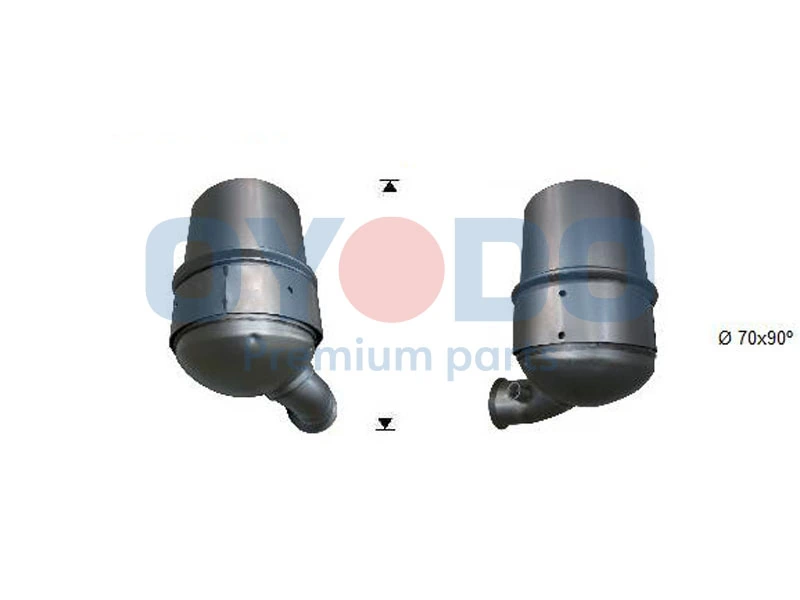 Soot/Particulate Filter, exhaust system 20N0002-OYO