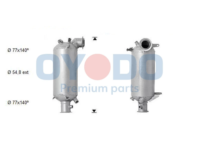 Soot/Particulate Filter, exhaust system 20N0041-OYO