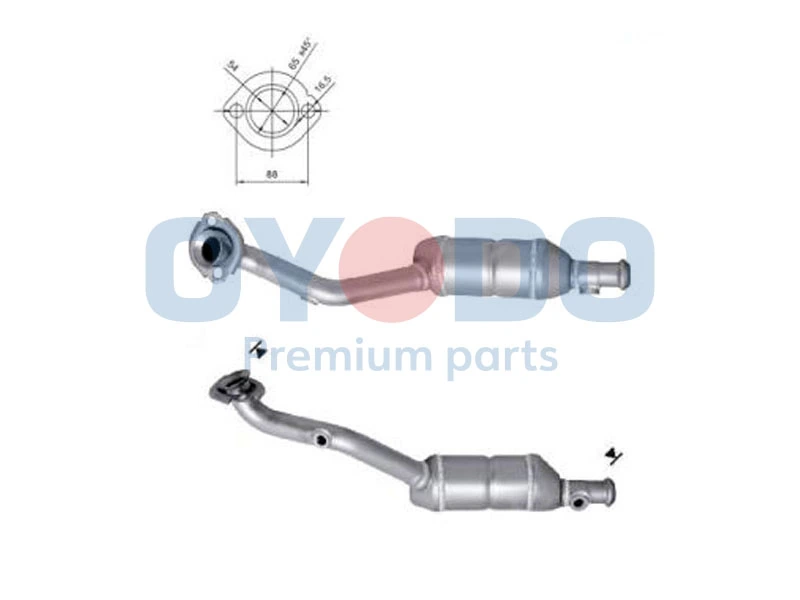 Catalytic Converter 10N0053-OYO