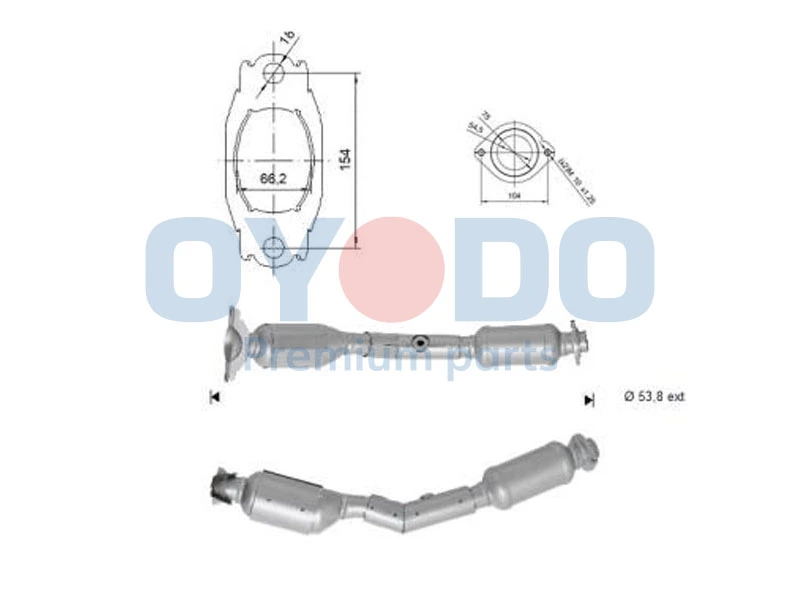 Catalytic Converter 10N0126-OYO