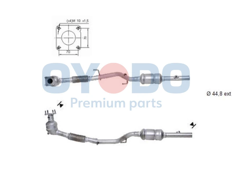 Catalytic Converter 10N0090-OYO