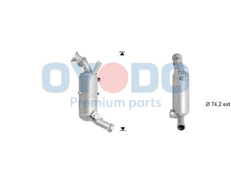 Soot/Particulate Filter, exhaust system 20N0106-OYO